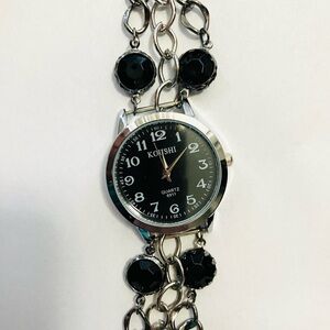 Koushi Black and Silver Watch